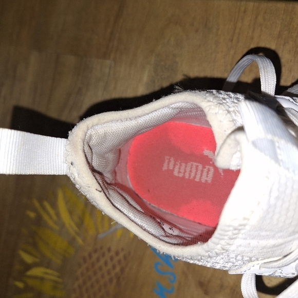 Puma Iocell White Neon Pink Running Shoes Sneakers Women's Size 8.5. - Picture 14 of 15